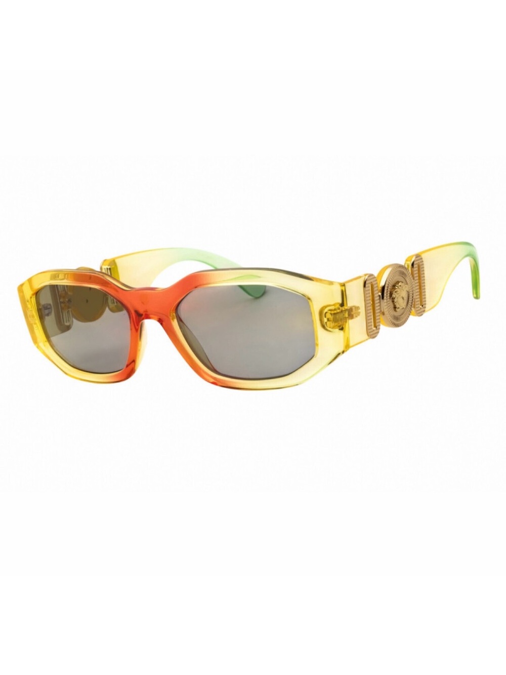 NEW Versace VE4361 5530/1 Gradient Yellow/Red/Green Sunglasses Authentic